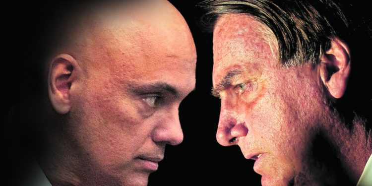 Moraes afirma que Bolsonaro tentou romper tornozeleira e planejava fuga