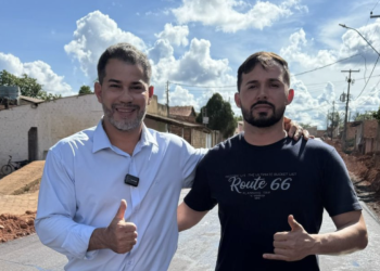 Asfalto chega ao Novo Horizonte após pedido do vereador Nilton Souza