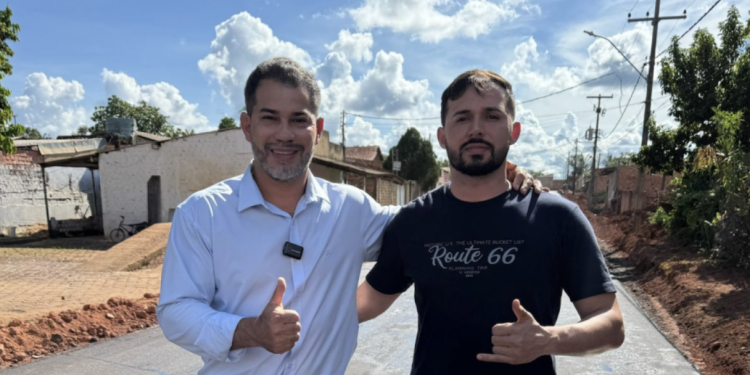 Asfalto chega ao Novo Horizonte após pedido do vereador Nilton Souza