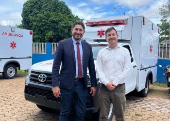 Chegada de ambulância reforça a saúde de Vista Alegre graças à emenda do vereador Márcio Pacele