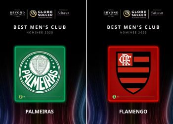 Flamengo e Palmeiras entram na disputa pelo prêmio de melhor clube do mundo