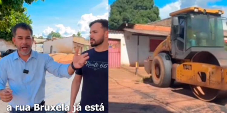 Obras de asfaltamento começam no Novo Horizonte após articulação do vereador Nilton Souza