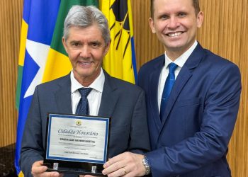 CÂMARA DE PORTO VELHO CONCEDE TÍTULO DE CIDADÃO HONORÁRIO AO SENADOR JAIME BAGATTOLI EM HOMENAGEM PROPOSTA PELO  VEREADOR PASTOR BRUNO LUCIANO