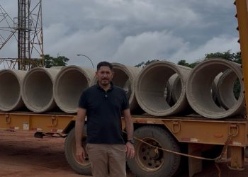 Vereador Márcio Pacele destina R$ 150 mil em emenda para compra de manilhas na Ponta do Abunã, e material já começa a ser entregue