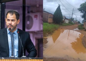 Rua tomada pela poeira e lama: vereador Nilton Souza cobra inclusão da Reco Reco no Tchau Poeira