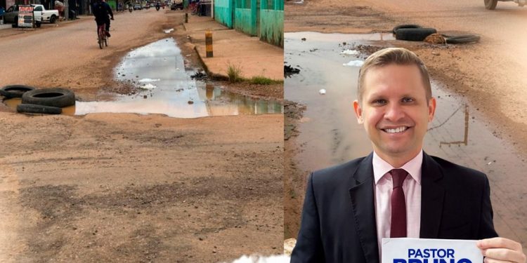 Vereador Pastor Bruno Luciano solicita melhorias na Avenida União após reivindicação de moradores