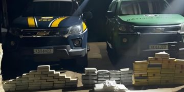 BPFRON e PRF apreendem quase 192 kg de drogas após perseguição e cerco na BR-364