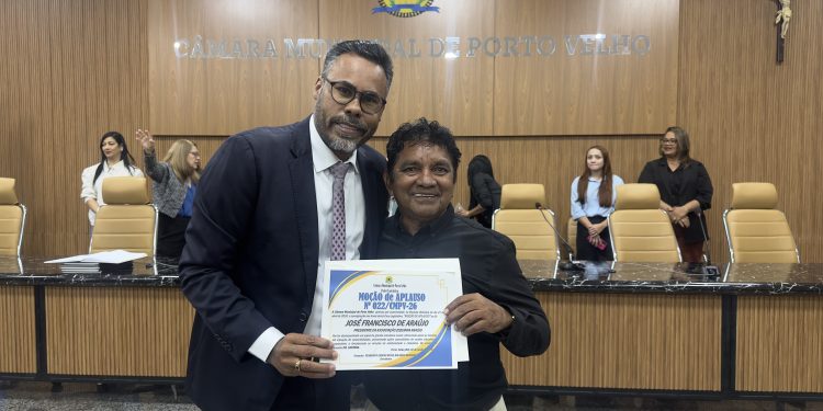 Câmara de Porto Velho concede Moção de Aplausos à Associação Zequinha Araújo por atuação social na capital