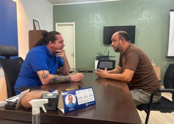 Wanoel Martins e Giovanni Marini alinham ações para ampliar abastecimento de água no Baixo Madeira