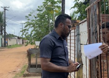Dr. Santana acompanha início da pavimentação e fiscaliza obras no bairro Nova Esperança